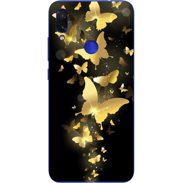 

Силиконовый чехол Amstel с рисунком для Xiaomi Redmi 7 Золотые бабочки