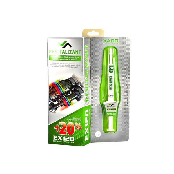

Присадка Xado Revitalizant EX120 для КПП и редукторов 8 мл