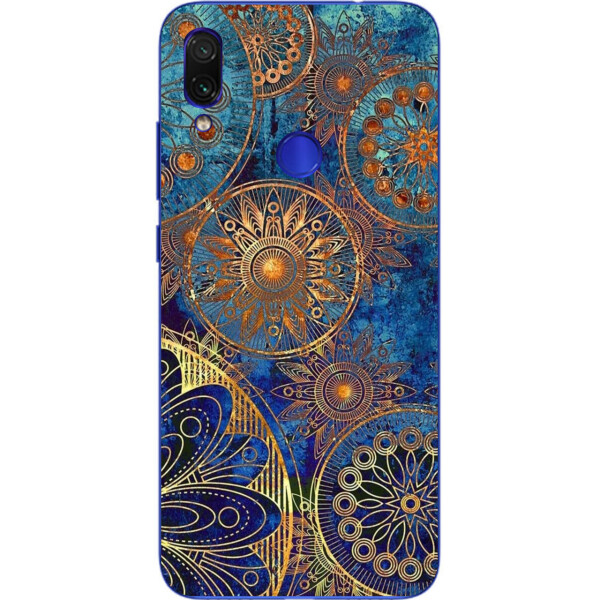 

Бампер силиконовый чехол Amstel для Xiaomi Redmi 7 с картинкой Круги винтаж