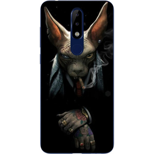 

Силиконовый чехол Amstel с рисунком для Nokia 5.1 Plus Кот Босс