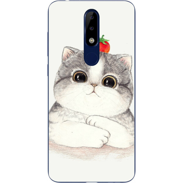 

Силиконовый чехол Amstel с рисунком для Nokia 5.1 Plus Котенок