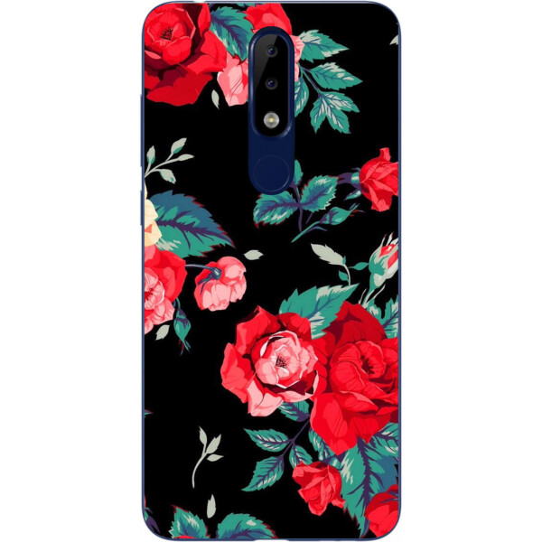 

Силиконовый чехол бампер Amstel для Nokia 5.1 Plus с картинкой Розы