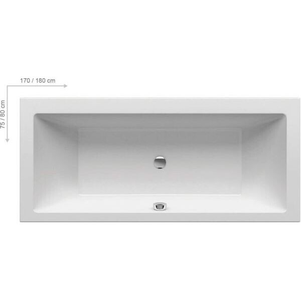 

Ванна акриловая Ravak Formy 01 Slim 170x75 C691300000