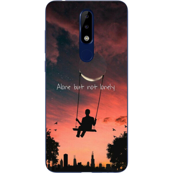 

Силиконовый чехол бампер Amstel для Nokia 5.1 Plus с картинкой Надпись