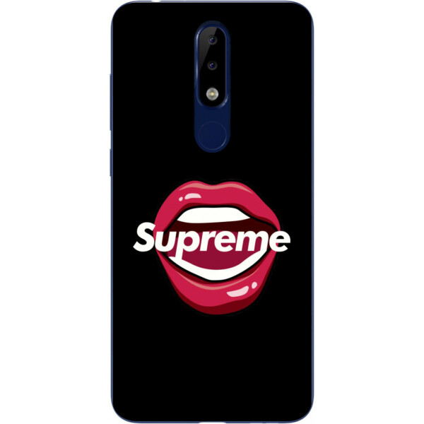 

Бампер силиконовый чехол Amstel для Nokia 5.1 Plus с картинкой Губы Supreme