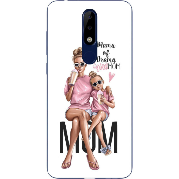 

Бампер силиконовый чехол Amstel для Nokia 5.1 Plus с картинкой Мама