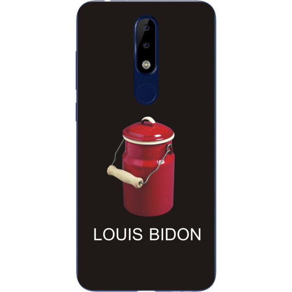 

Антибрендовый силиконовый чехол Amstel для Nokia 5.1 Plus с картинкой Louis Bidon