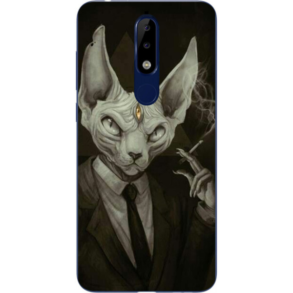 

Силиконовый чехол Amstel с рисунком для Nokia 5.1 2018 Кот в костюме