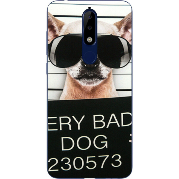 

Чехол силиконовый Amstel для Nokia 5.1 2018 с картинкой Bad Dog