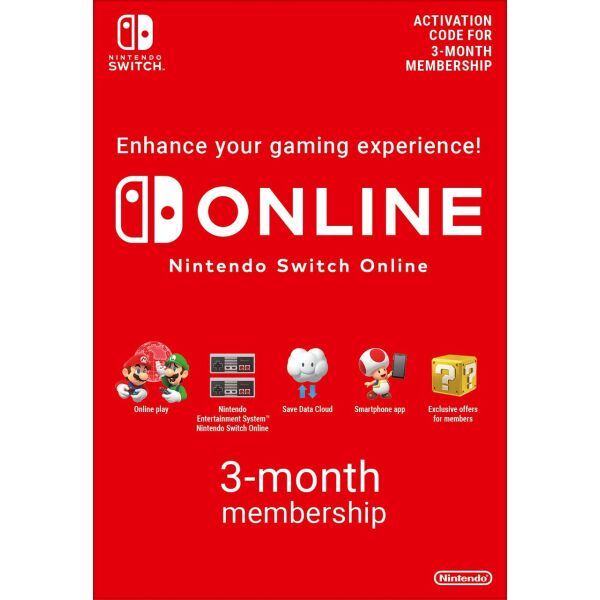 

Nintendo Switch Online Gift Card 3 месяца США/US/USA-регион