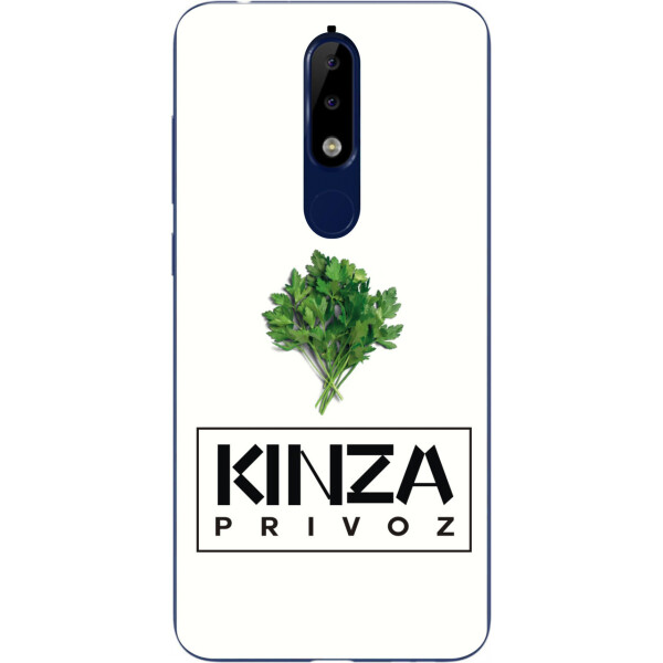 

Антибендовый силиконовый чехол Amstel для Nokia 5.1 2018 с картинкой Kinza Privoz
