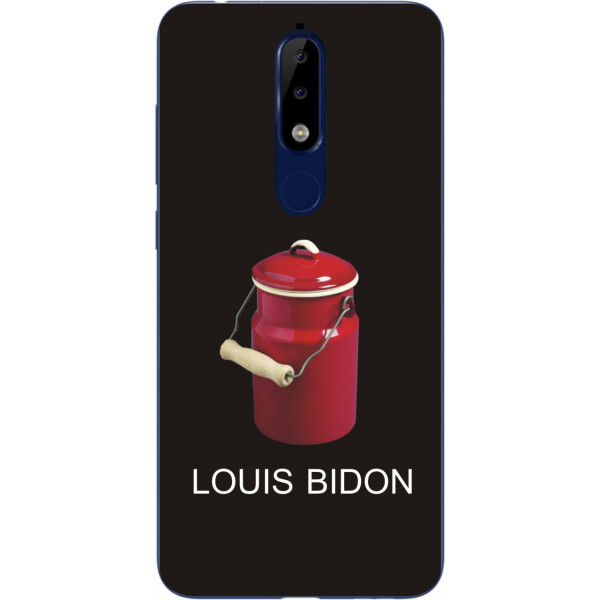 

Антибендовый силиконовый чехол Amstel для Nokia 5.1 2018 с картинко Louis Bidon