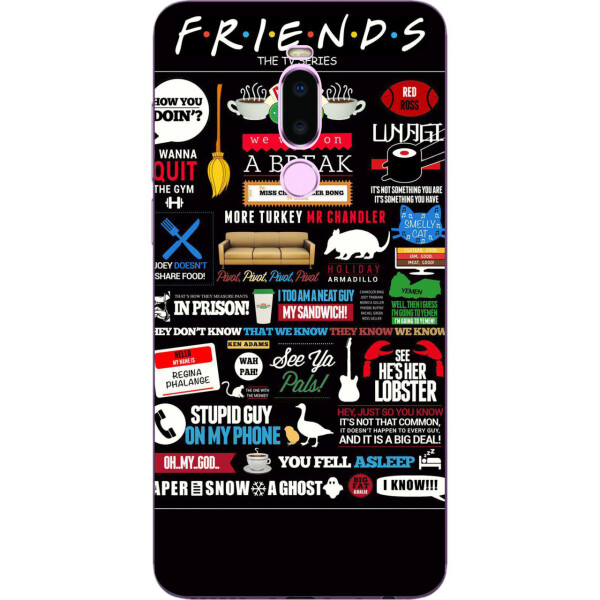 

Чехол силиконовый Amstel для Meizu Note 8 с картинкой Стикеры Friends