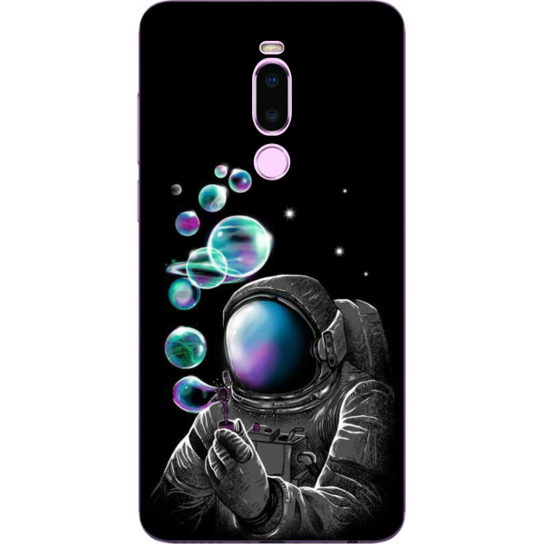 

Бампер силиконовый чехол Amstel для Meizu Note 8 с картинкой Космонавт и планеты