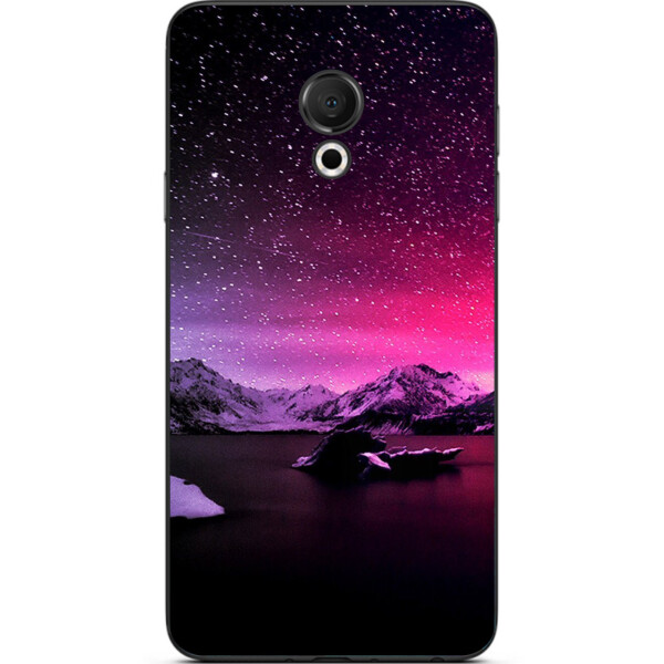 

Силиконовый чехол бампер Amstel для Meizu 15 Lite с картинкой Звездное небо