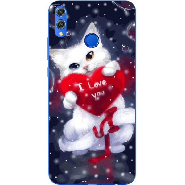 

Силиконовый чехол Amstel для Huawei Y9 2019 с картинкой Котик с сердцем