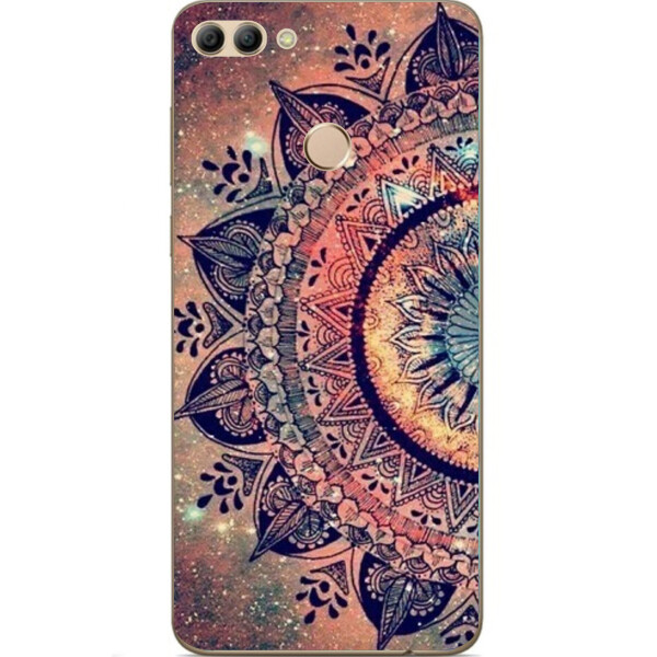 Силиконовый чехол бампер Amstel для Huawei Y9 2018 с картинкой Мандала