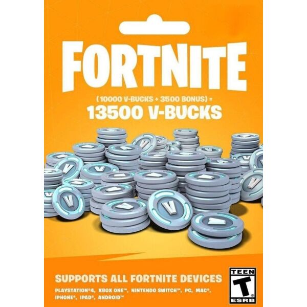 

Fortnite 13500 В-баксов 10000 + 3500 V-BUCKS Xbox One