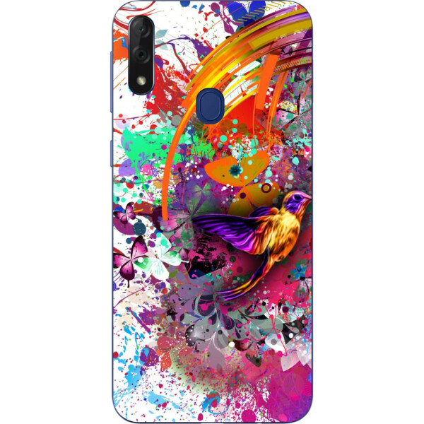 

Силиконовый чехол бампер Amstel для ZTE Blade V10 Vita с картинкой Креатив