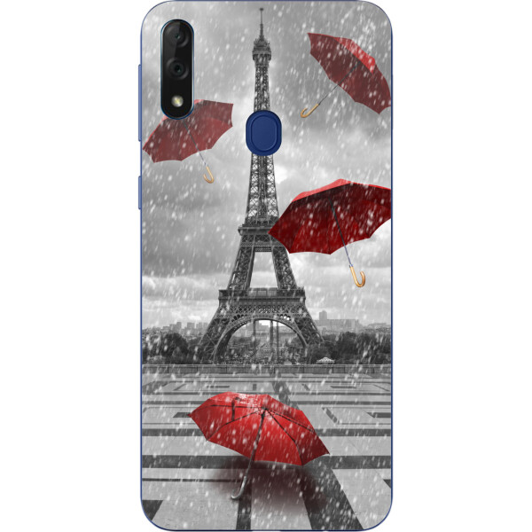 

Бампер силиконовый чехол Amstel для ZTE Blade V10 Vita с картинкой Париж