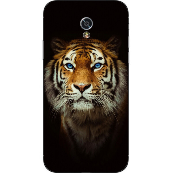 

Силиконовый чехол бампер Amstel для ZTE Blade V7 с картинкой Тигр на черном фоне