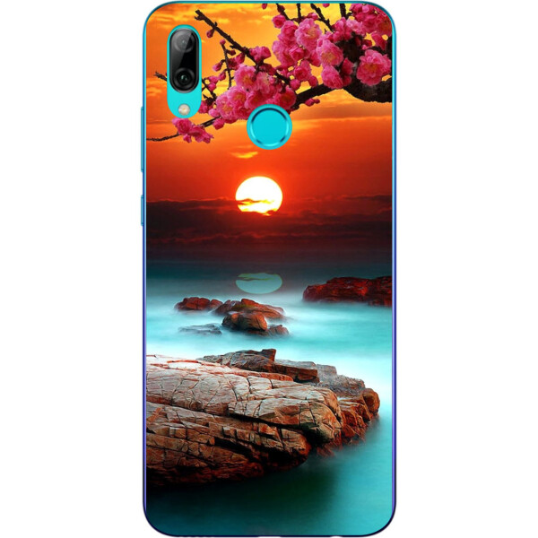 

Силиконовый чехол бампер Amstel для Huawei P Smart Plus с картинкой Красивый закат