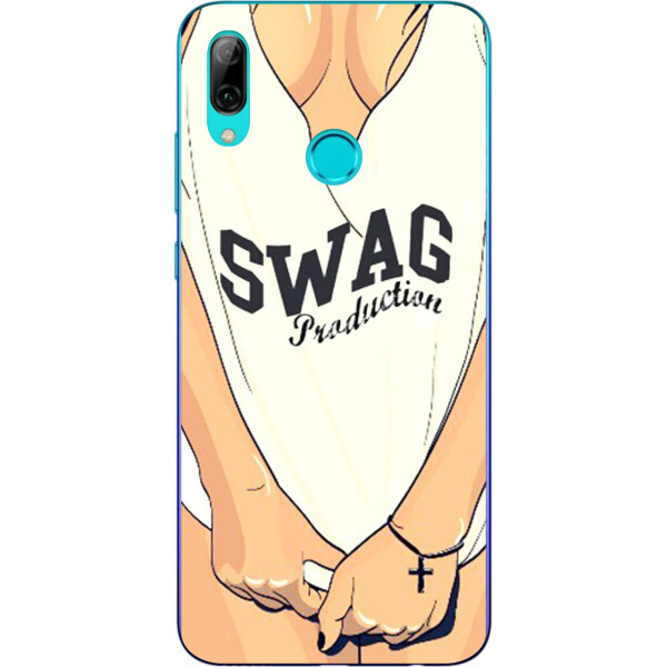 

Бампер силиконовый чехол Amstel для Huawei P Smart Plus с картинкой SWAG