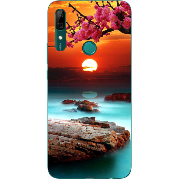 

Силиконовый чехол бампер Amstel для Huawei P Smart Z с картинкой Красивый закат