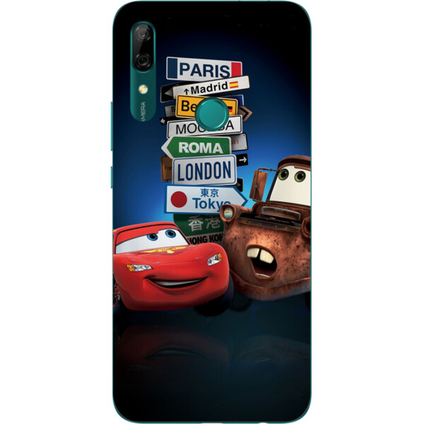 

Силиконовый чехол бампер Amstel для Huawei P Smart Z с картинкой Тачки