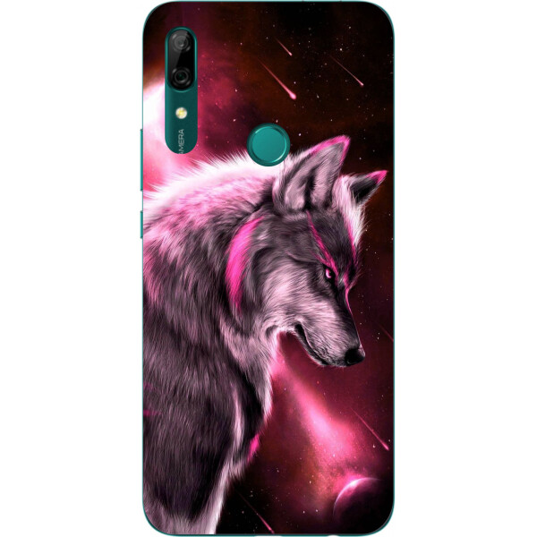 

Силиконовый чехол бампер Amstel для Huawei P Smart Z с картинкой Волк