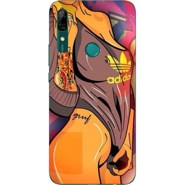 

Бампер силиконовый чехол Amstel для Huawei P Smart Z с картинкой Девушка в майке adidas