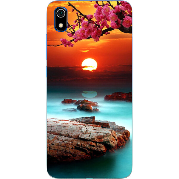 

Силиконовый чехол бампер Amstel для Xiaomi Redmi 7A с картинкой Красивый закат