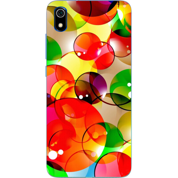 

Силиконовый чехол бампер Amstel для Xiaomi Redmi 7A с картинкой Яркие круги