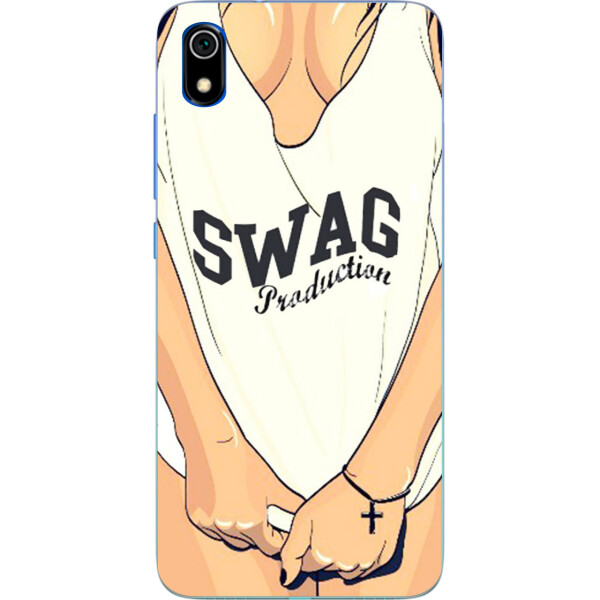 

Чехол силиконовый Amstel для Xiaomi Redmi 7A с картинкой SWAG