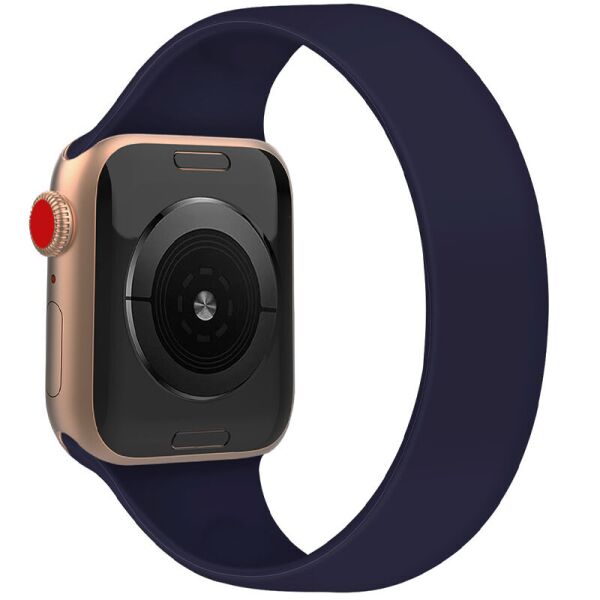 

Силиконовый Ремешок Epik Solo Loop для Apple watch 38mm/40mm 156mm (6) Классический/Матовый/Темно-синий/Midnight blue