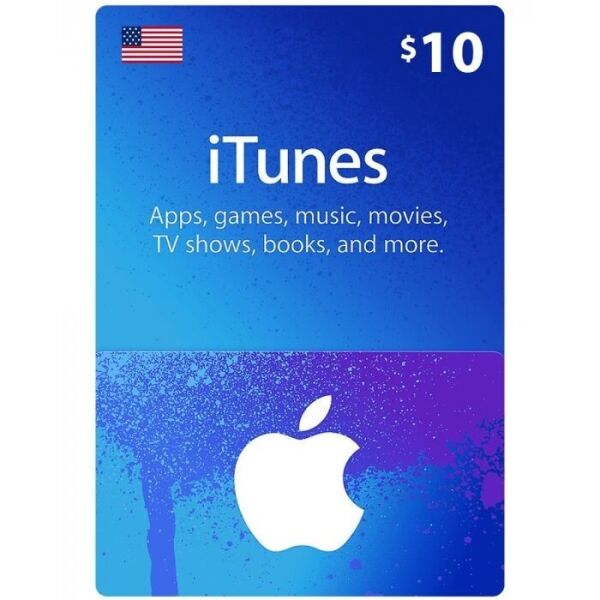 

Подарочная карта iTunes Apple / App Store Gift Card 10 usd US-регион