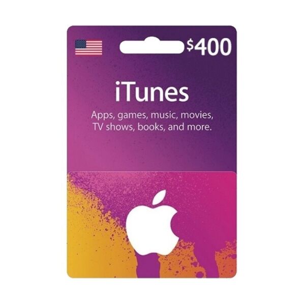 

Подарочная карта iTunes Apple / App Store Gift Card 400 usd US-регион