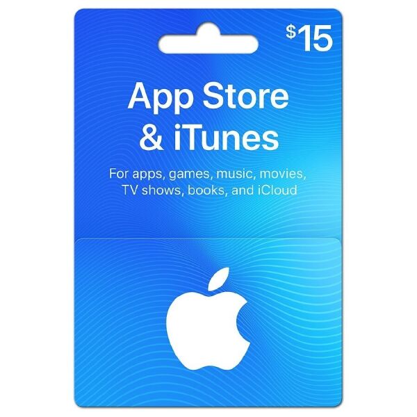 

Подарочная карта iTunes Apple / App Store Gift Card 15 usd US-регион