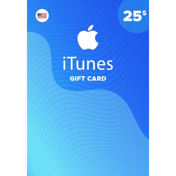 

Подарочная карта iTunes Apple / App Store Gift Card 25 usd US-регион