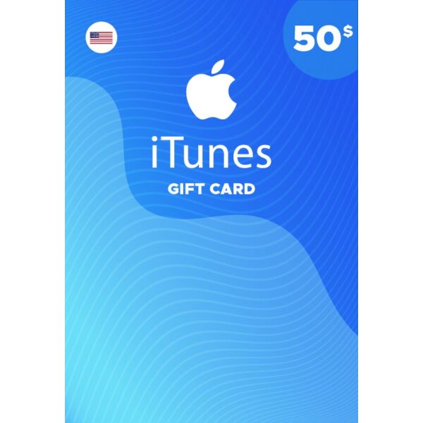 

Подарочная карта iTunes Apple / App Store Gift Card 50 usd US-регион