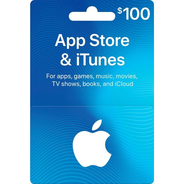 

Подарочная карта iTunes Apple / App Store Gift Card 100 usd US-регион