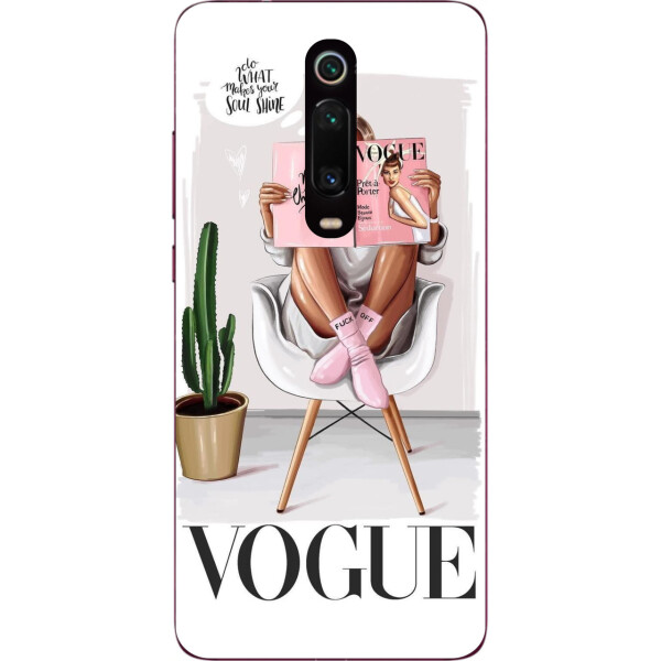 

Бампер силиконовый чехол Amstel для Xiaomi Mi 9t / K20 / Mi 9t Pro / K20 Pro с картинкой Vogue