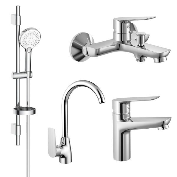 

Набор смесителей для ванны и кухни Imprese Kit kit30094