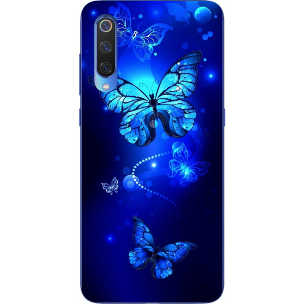 

Бампер силиконовый чехол Amstel для Xiaomi Mi 9 SE с картинкой Синие бабочки