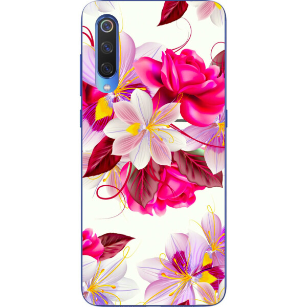 

Бампер силиконовый чехол Amstel для Xiaomi Mi 9 SE с картинкой Яркие цветы