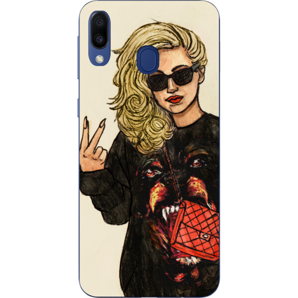 

Силиконовый чехол Amstel с рисунком для Samsung Galaxy A20 2019 A205F Девушка