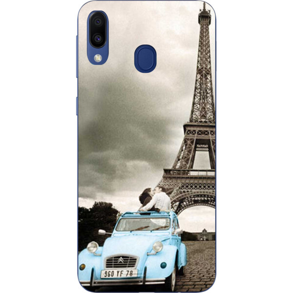 

Силиконовый чехол бампер Amstel для Samsung Galaxy A20 2019 A205F с картинкой Париж