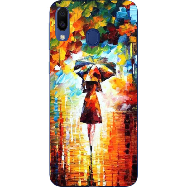 

Бампер силиконовый чехол Amstel для Samsung Galaxy A20 2019 A205F с картинкой Под зонтом