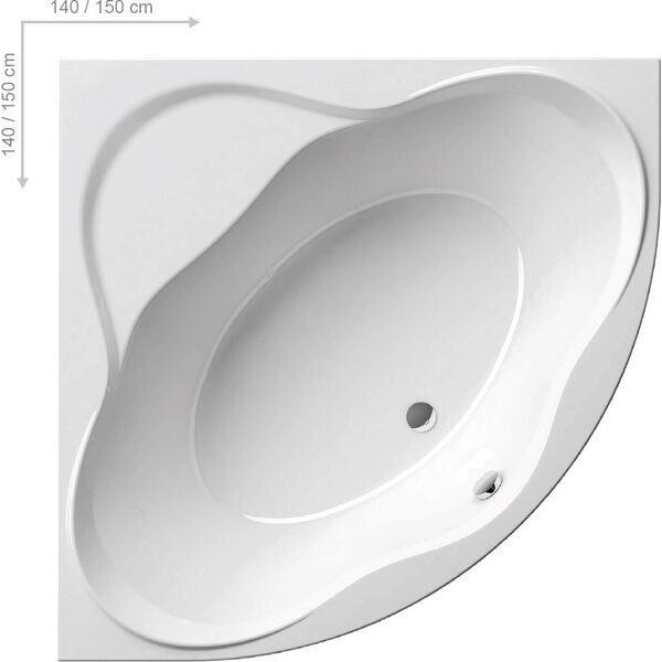 

Ванна акриловая Ravak New Day 140x140 C651000000