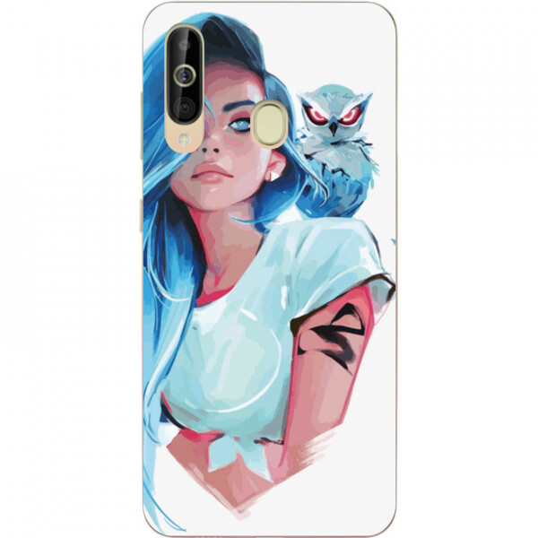 

Силиконовый чехол Amstel с рисунком для Samsung A60 2019 Galaxy A6060 Девушка с совой